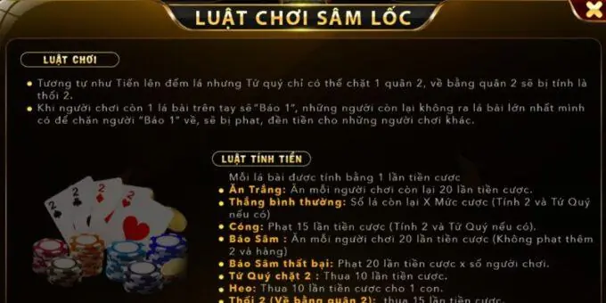 Luật Chơi Sâm HitClub